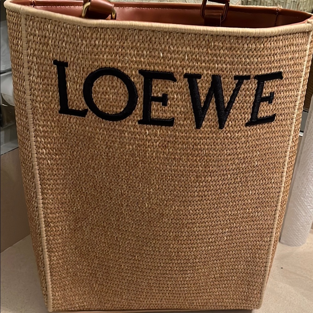 Loewe Straw Tote Bag